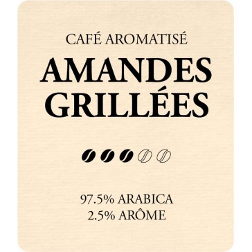 Café aromatisé - Amandes grillées